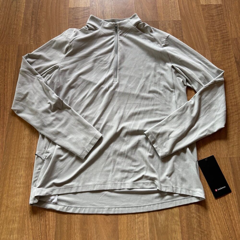 LULULEMON surge warm half zip mens top NWT